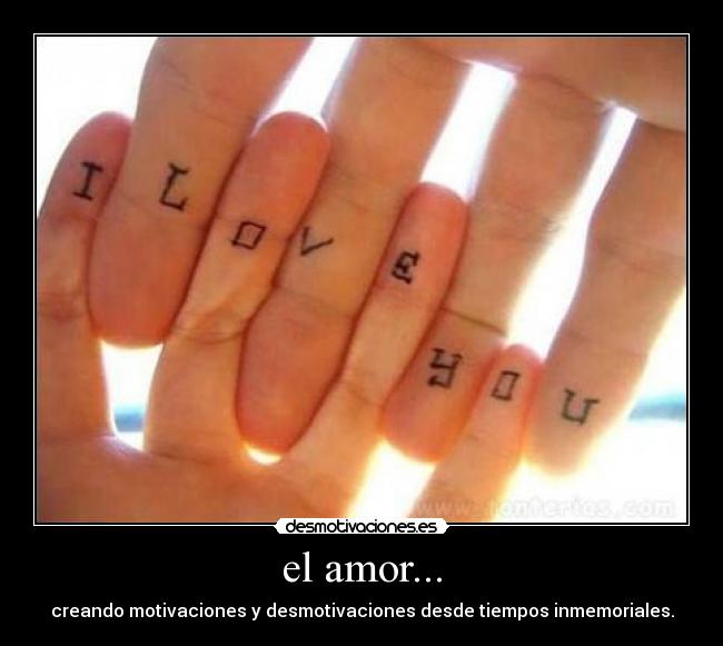 el amor... - 