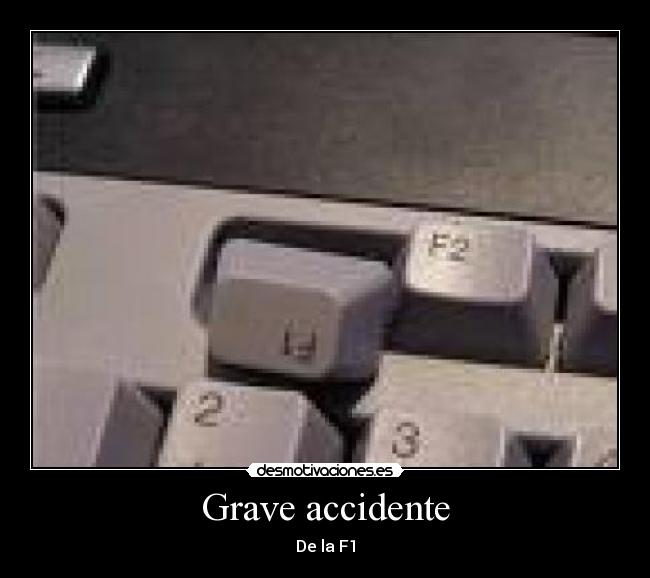 Grave accidente - 