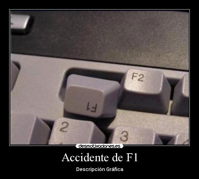 Accidente de F1 -