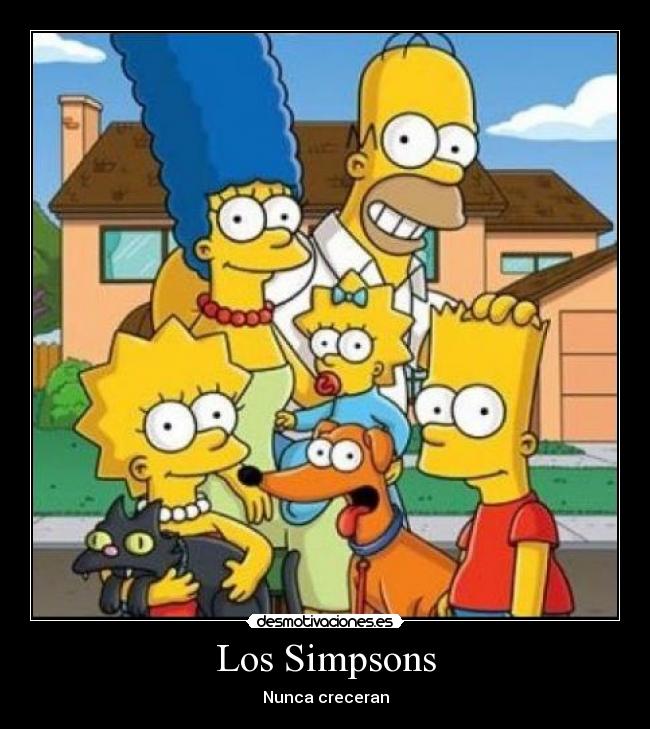 Los Simpsons - Nunca creceran