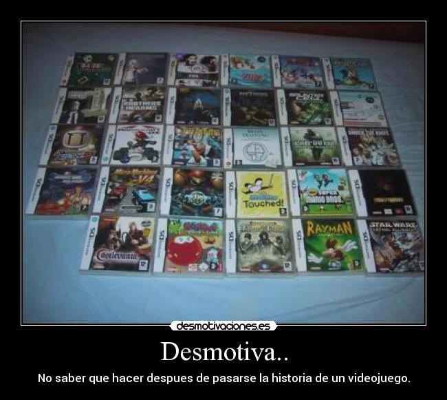Desmotiva.. -