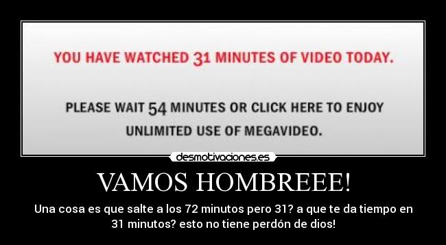 VAMOS HOMBREEE! - 