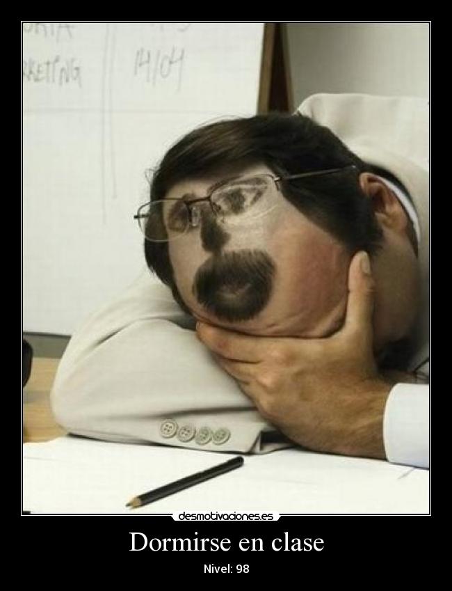 Dormirse en clase -