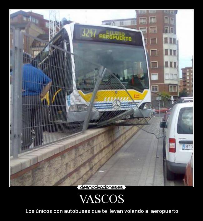 VASCOS - Los únicos con autobuses que te llevan volando al aeropuerto