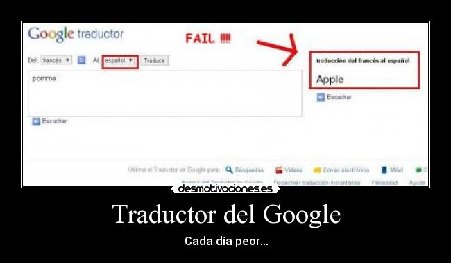 Traductor del Google -