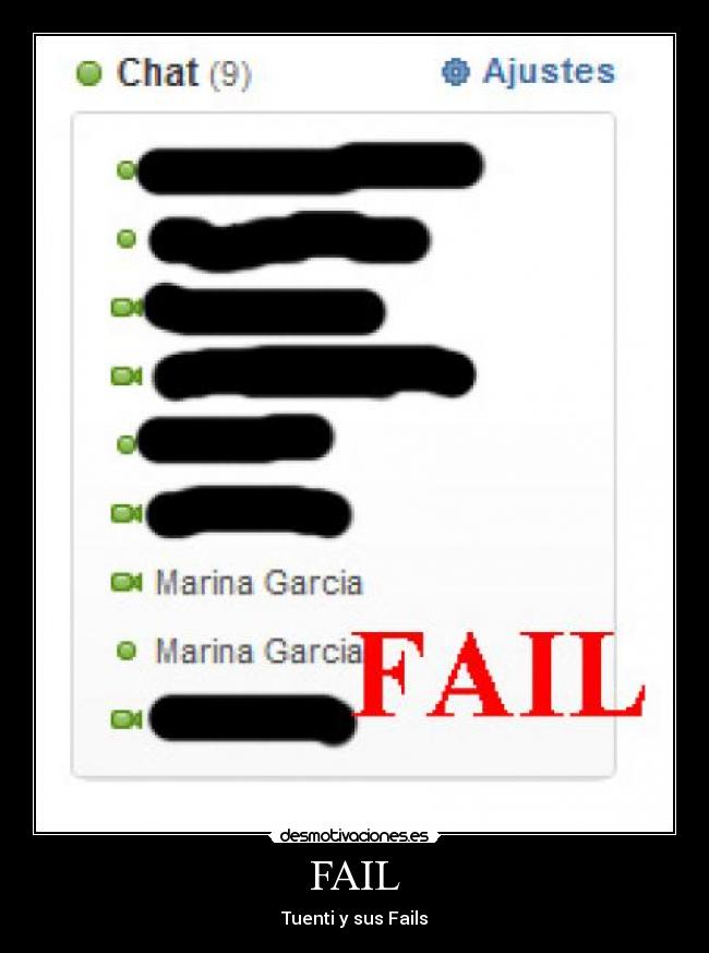 FAIL - Tuenti y sus Fails