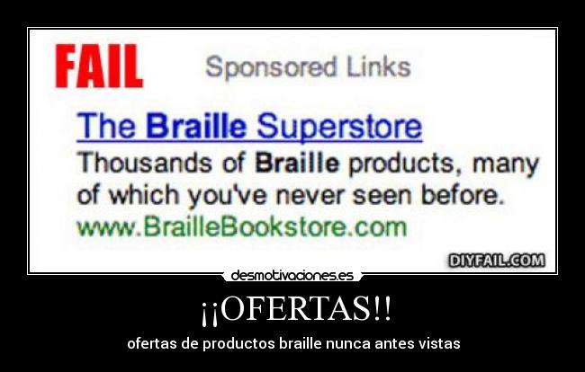 ¡¡OFERTAS!! - ofertas de productos braille nunca antes vistas