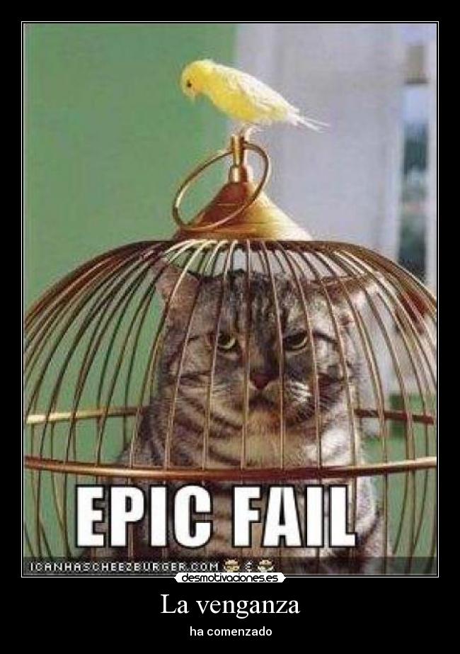 carteles venganza desmotivaciones