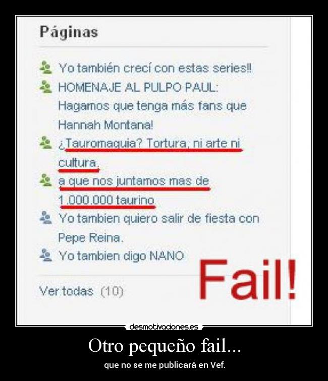 Otro pequeño fail... -