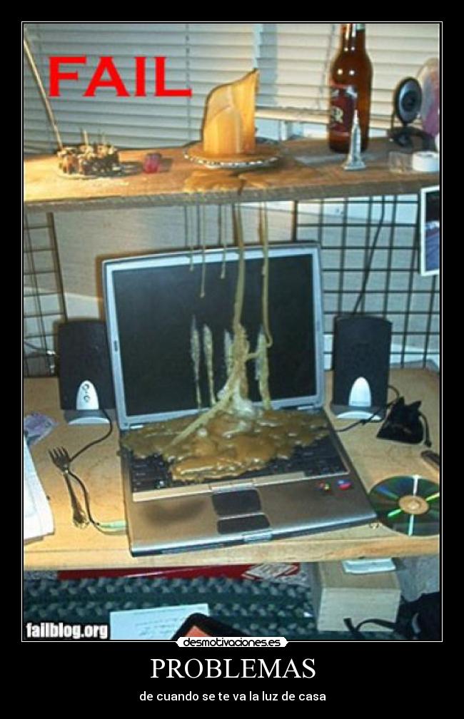PROBLEMAS - de cuando se te va la luz de casa