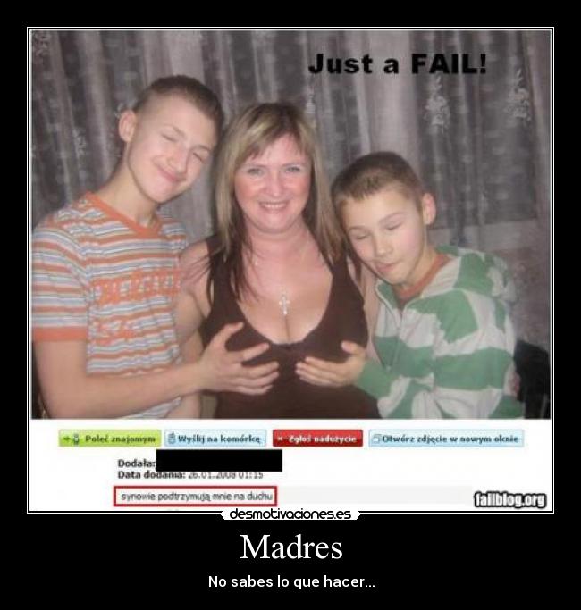 Madres - No sabes lo que hacer...