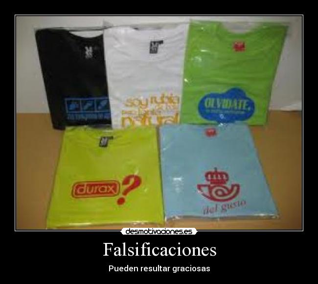Falsificaciones - 