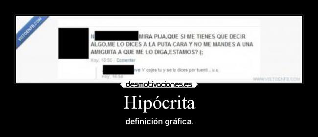 Hipócrita -