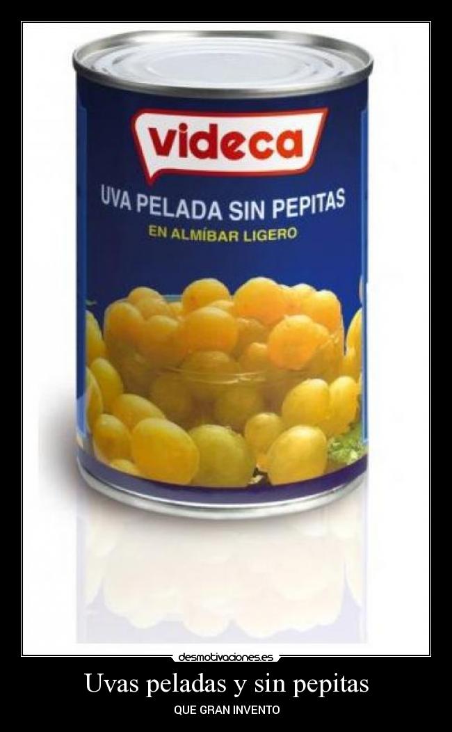 Uvas peladas y sin pepitas - 