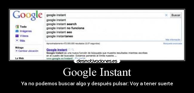 Google Instant -