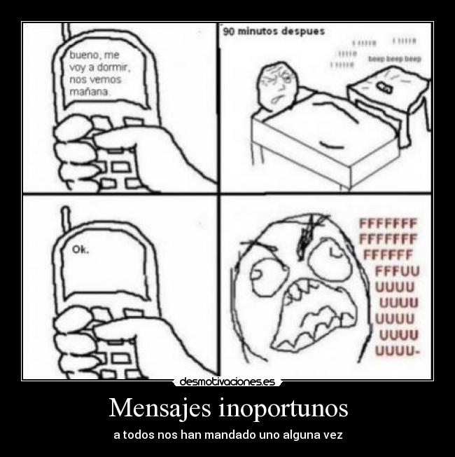Mensajes inoportunos - 