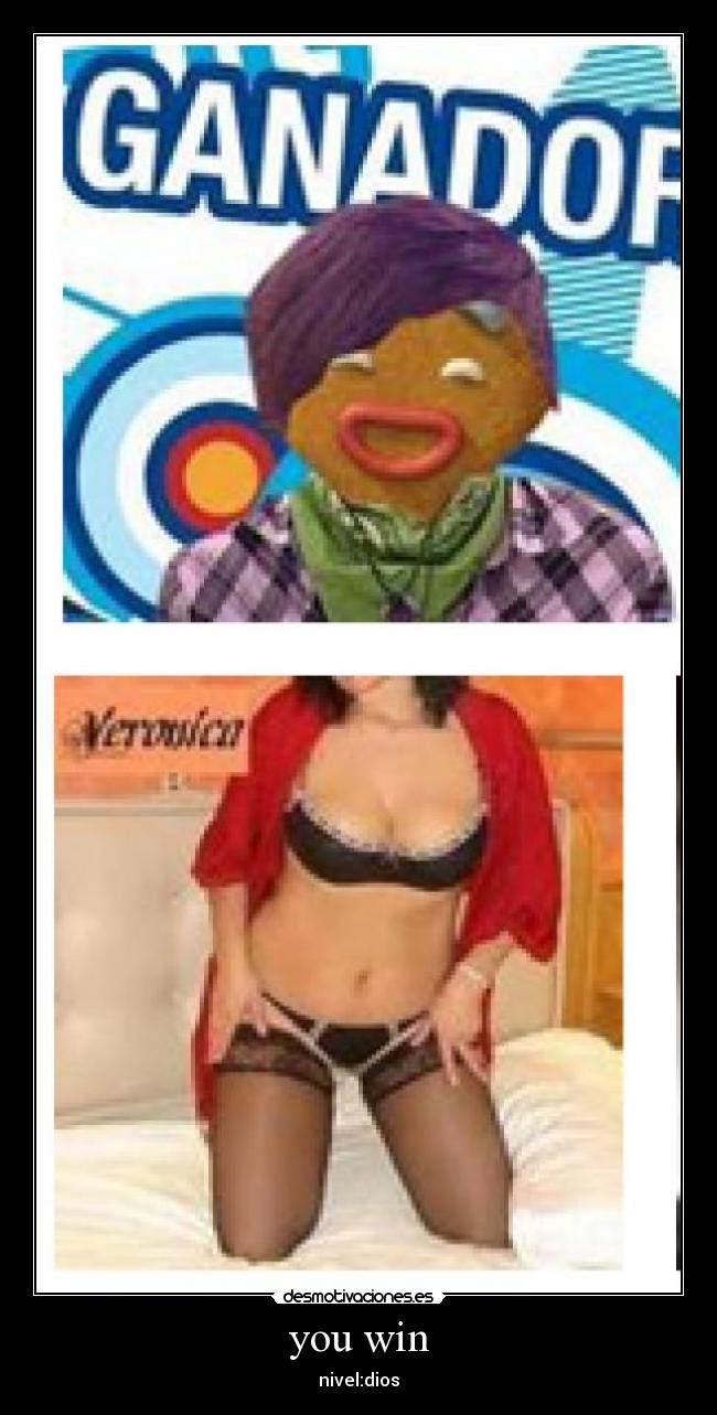 you win - nivel:dios