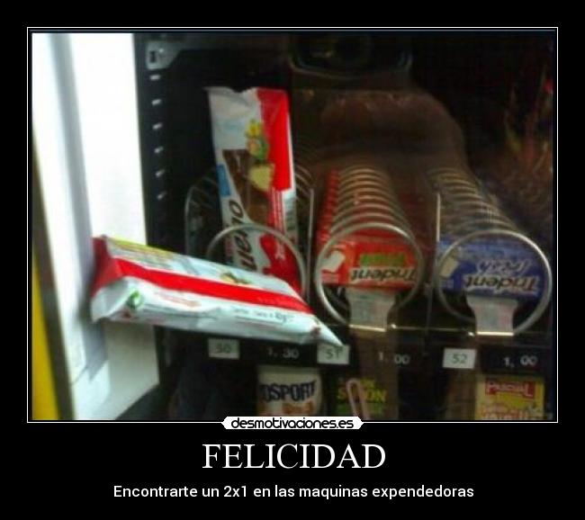 carteles felicidad chocolate felicidad maquina desmotivaciones
