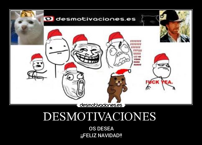 carteles desmotivaciones feliz navidad desmotivaciones chuck norris fuck yea fuuu troll face desmotivaciones