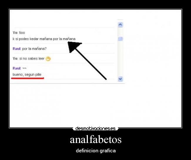 analfabetos -