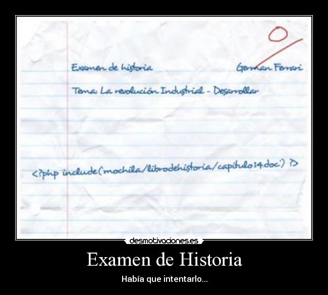 Examen de Historia -