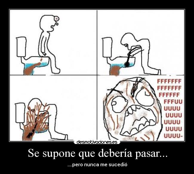 Se supone que debería pasar... -