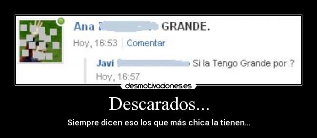 Descarados... -