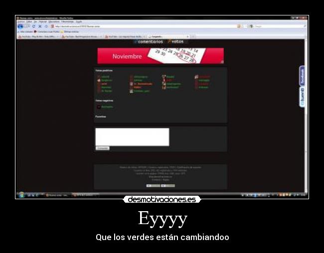 Eyyyy - Que los verdes están cambiandoo