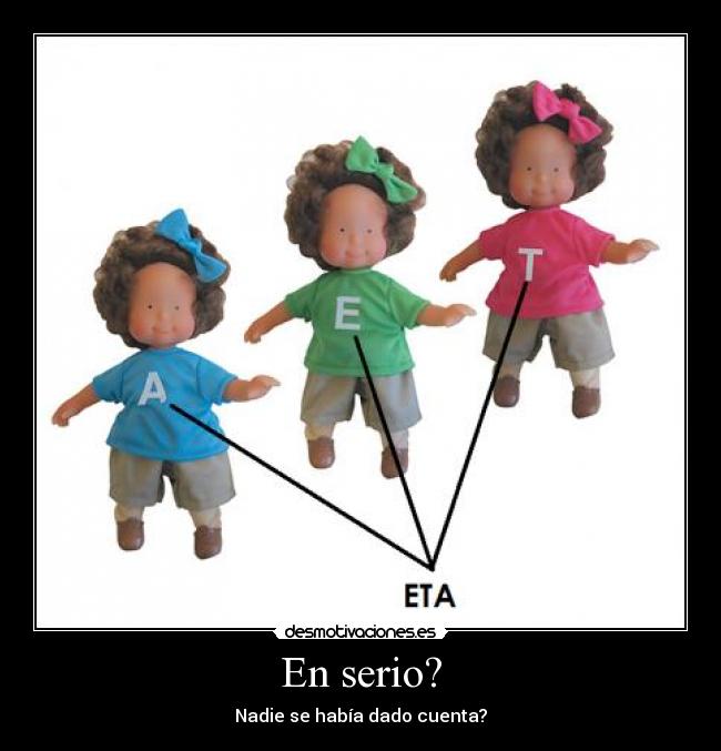 En serio? - Nadie se había dado cuenta?