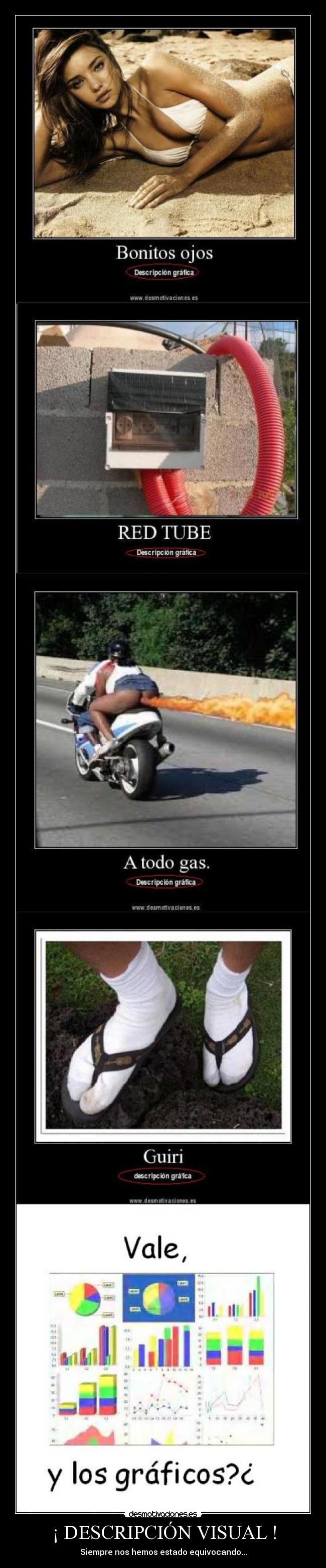 carteles descripcion visual desmotivaciones