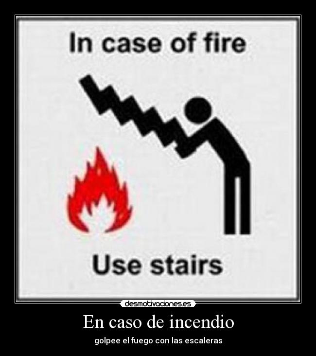 En caso de incendio - 
