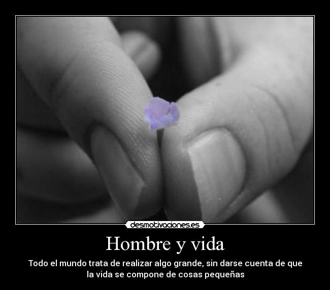 Hombre y vida -