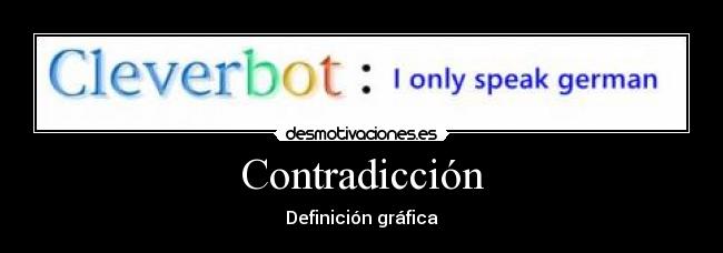 Contradicción - Definición gráfica