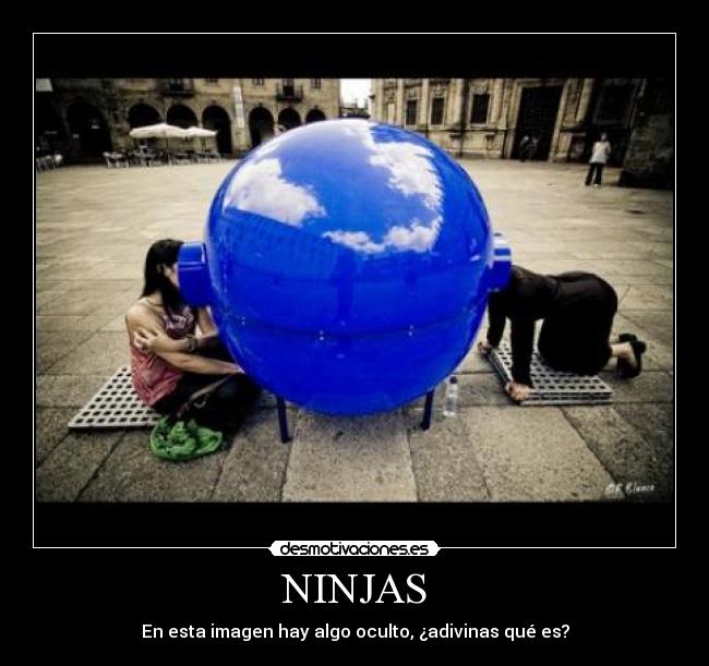 NINJAS - En esta imagen hay algo oculto, ¿adivinas qué es?