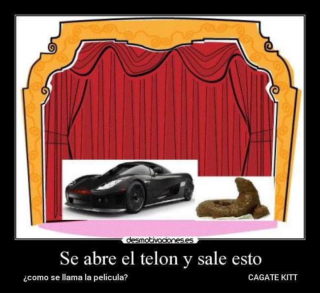 Se abre el telon y sale esto -