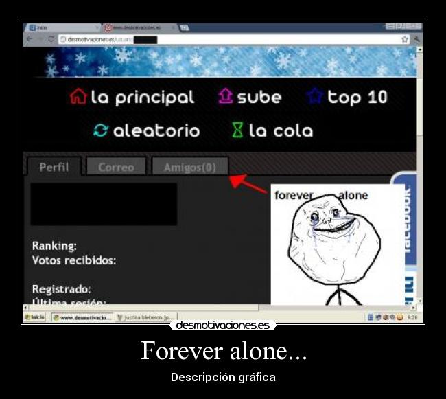 Forever alone... -