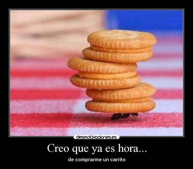 Creo que ya es hora... -