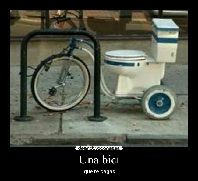 Una bici -