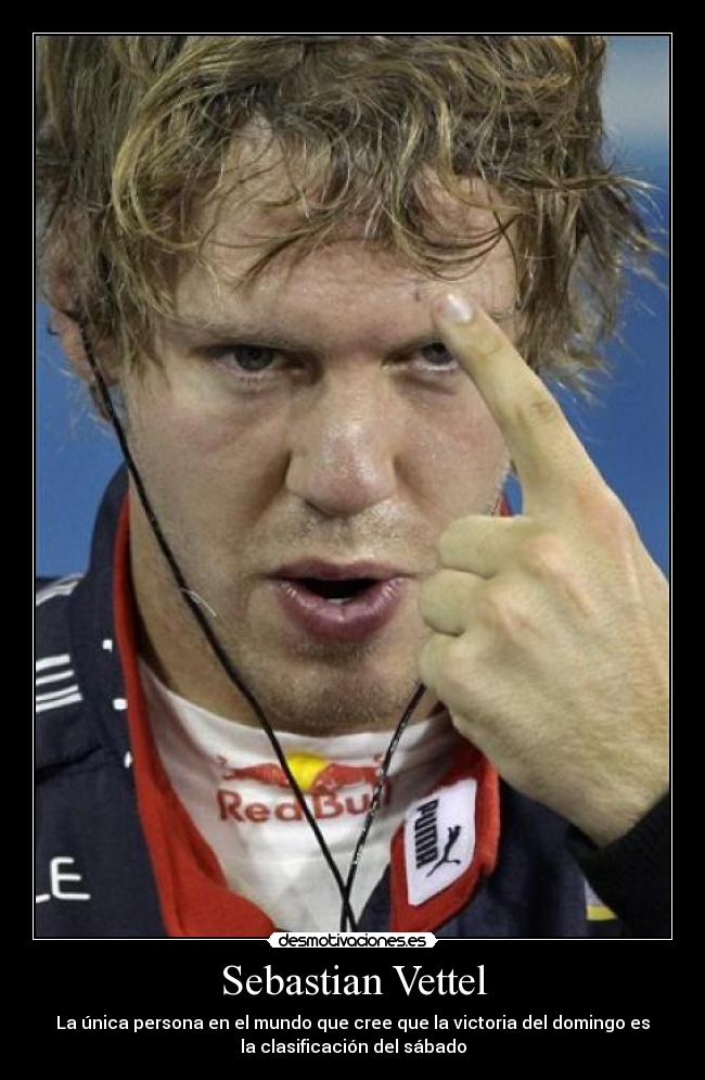 carteles sebastian vettel desmotivaciones