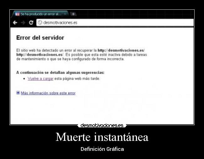 Muerte instantánea - Definición Gráfica
