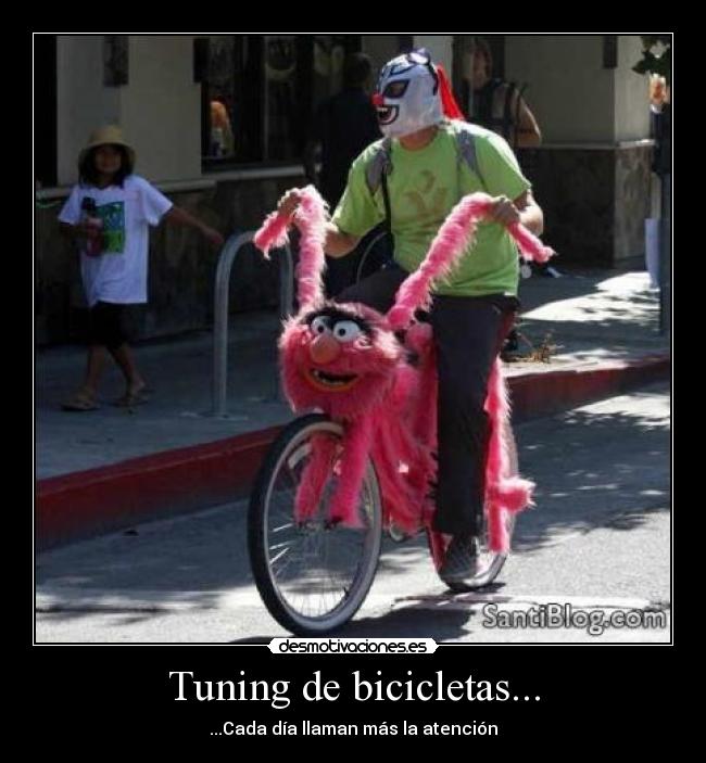 Tuning de bicicletas... - ...Cada día llaman más la atención