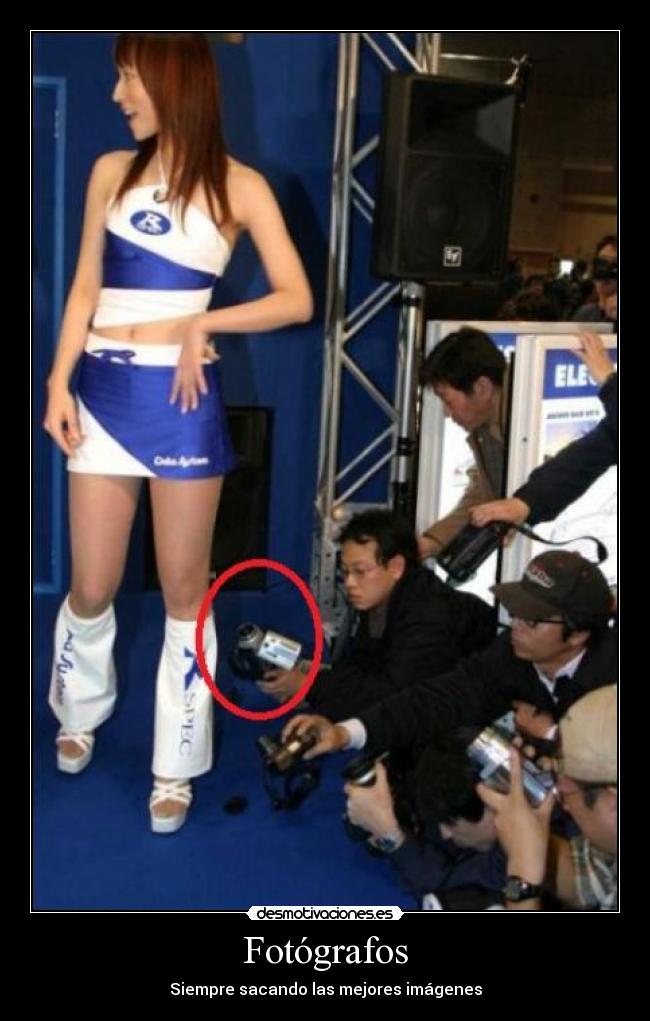 Fotógrafos - Siempre sacando las mejores imágenes