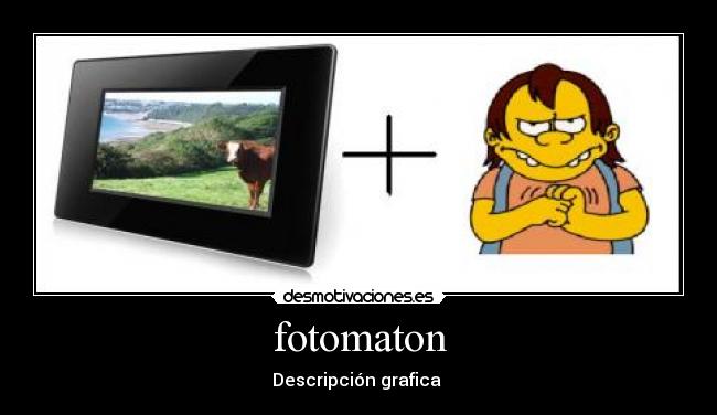 fotomaton - Descripción grafica