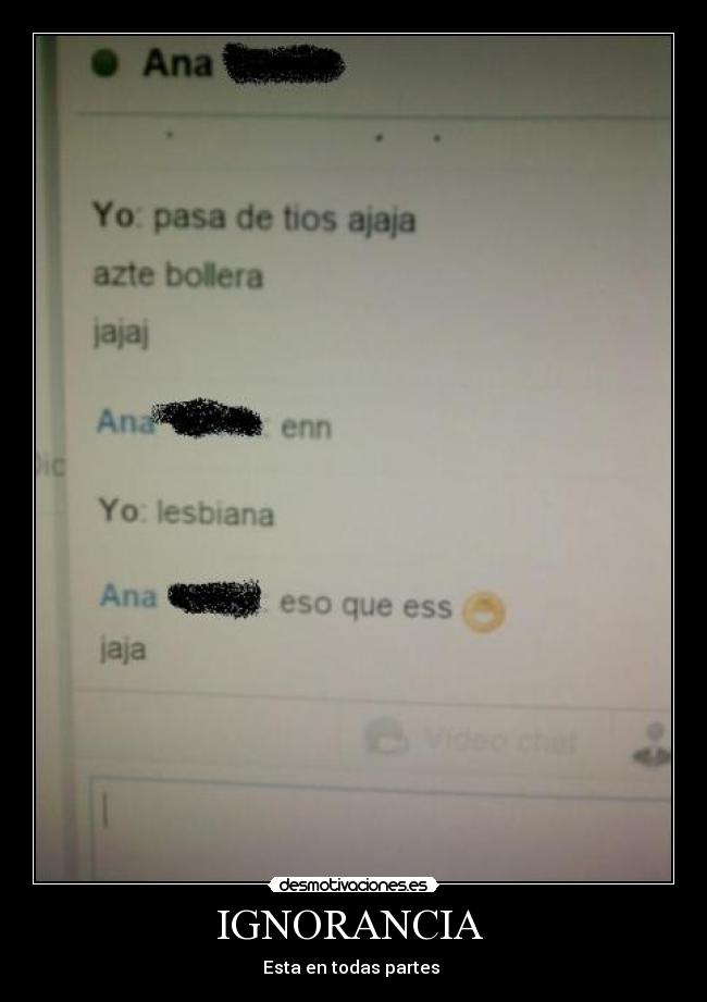 IGNORANCIA - Esta en todas partes