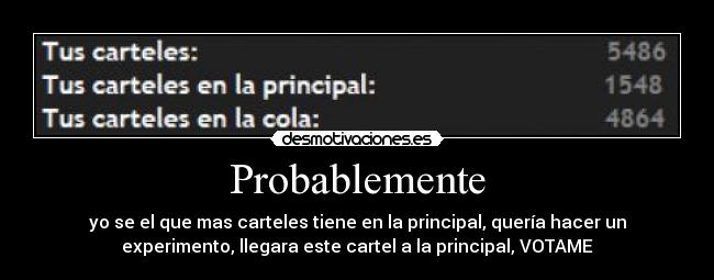 Probablemente -