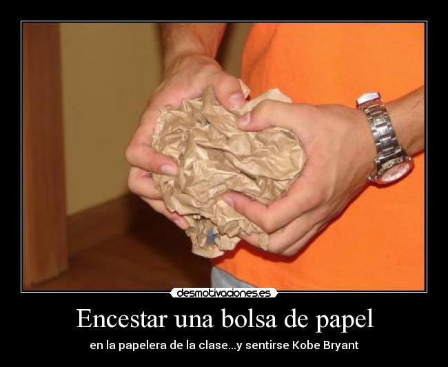 carteles papel clase papelera desmotivaciones