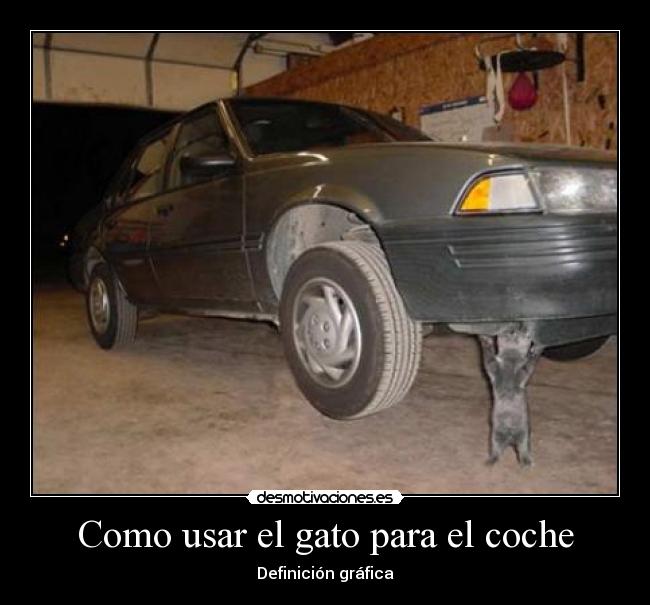 Como usar el gato para el coche -