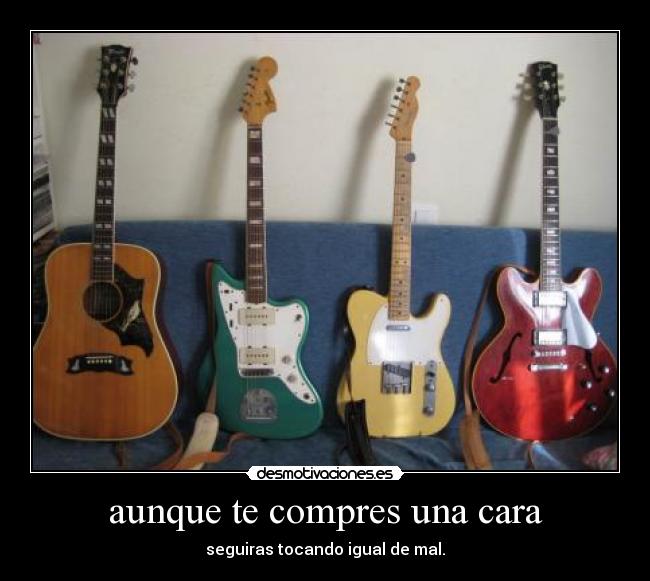 carteles guitarras caras desmotivaciones