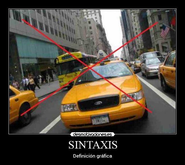 SINTAXIS -