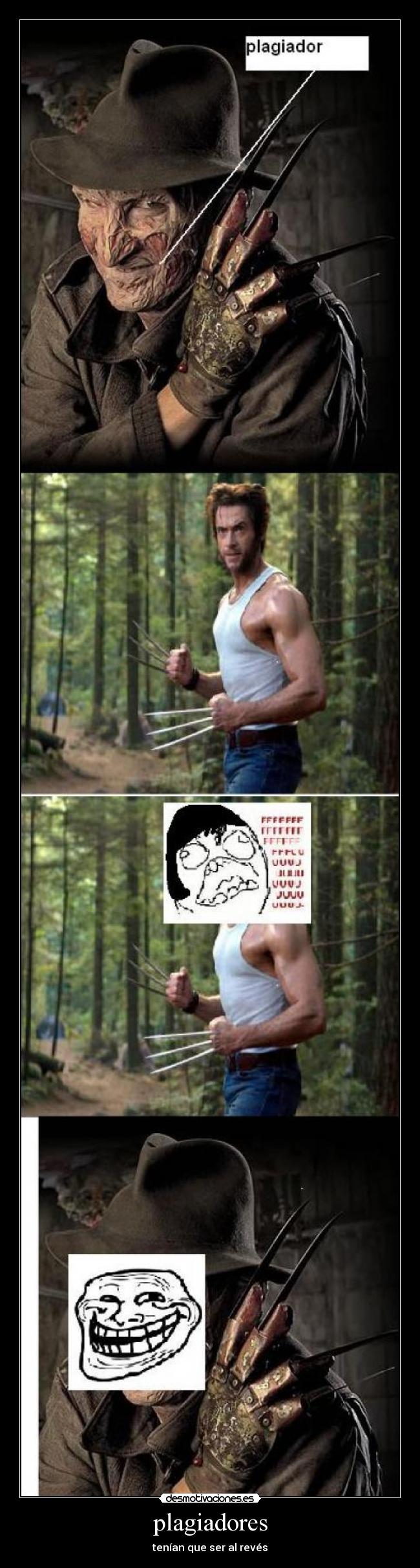 plagiadores - tenían que ser al revés